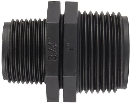 Talen Tools - Verloopnippel - Voor binnendraad - Kunststof - Van 1 naar 3/4 inch