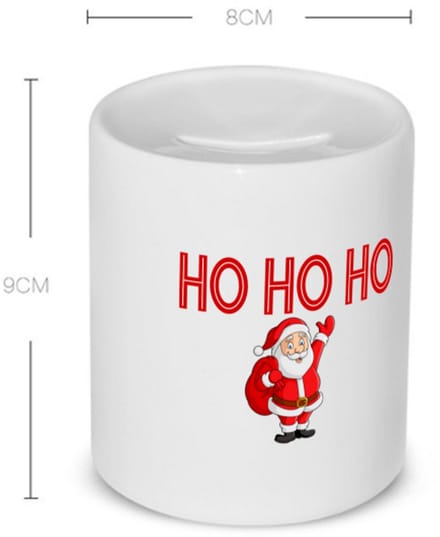 Akyol - kerst kerstman Spaarpot - Kerstmis - kerst beker - winter - kerst - christmas - kerst cadeau - 350 ML inhoud