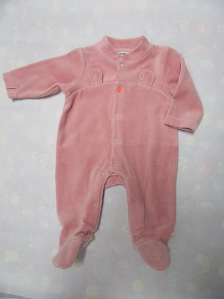 noukie's pyjama in oud rose 9maand 74