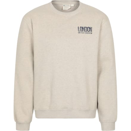 Mountain Warehouse Heren Sweatshirt Regionaal Londen (Crème)