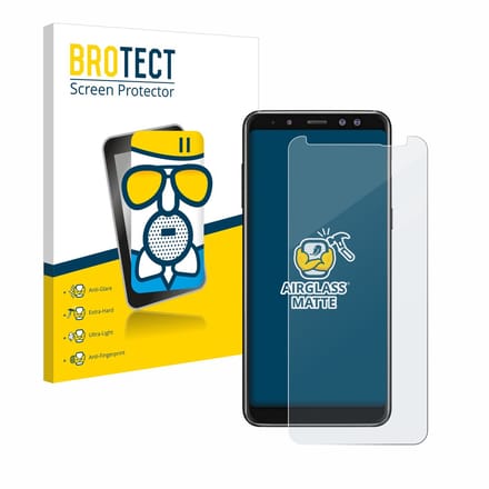BROTECT - Screenprotector voor Samsung Galaxy A8 2018 - Folie Beschermfolie Beschermglas matte
