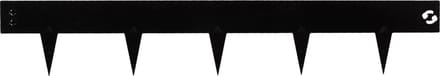 Talen Tools - Borderrand - Kantopsluiting - Zwarte coating - Koppelbaar - 100 x 7,5 cm