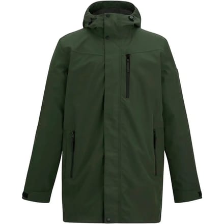 Heren Daledon Longline Waterdichte Jas met Capuchon