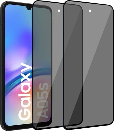 2x Geschikt voor Samsung Galaxy A05s - Privacy Screenprotector - Beschermglas - Privé GuardCover