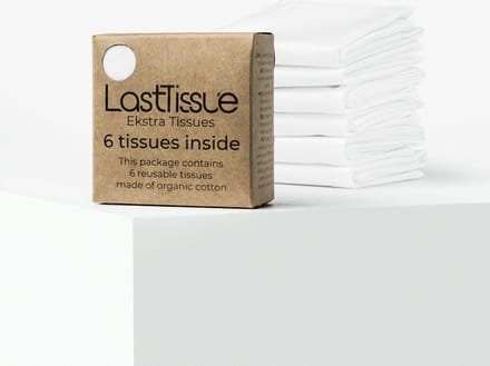 LastTissue navulverpakking herbruikbaren zakdoekjes - 6 tissues