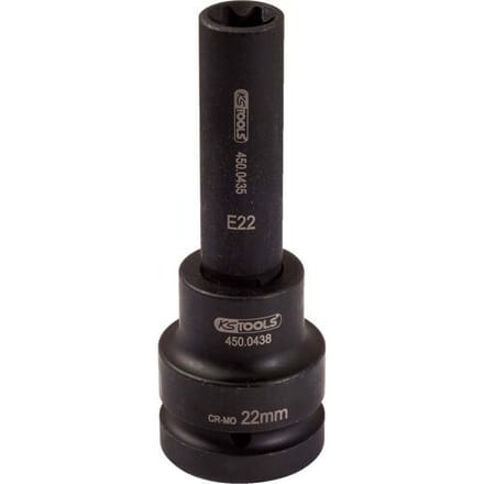 KS Tools 450.0484 450.0484 Buiten-Torx-profiel Kracht-dopsleutelinzet 1 1