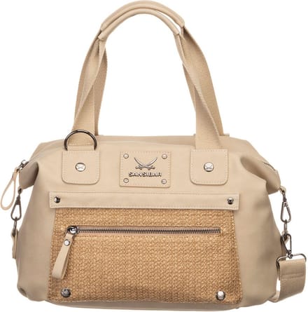 Sansibar Handtas Schoudertas Bowling Bag Sand Beige