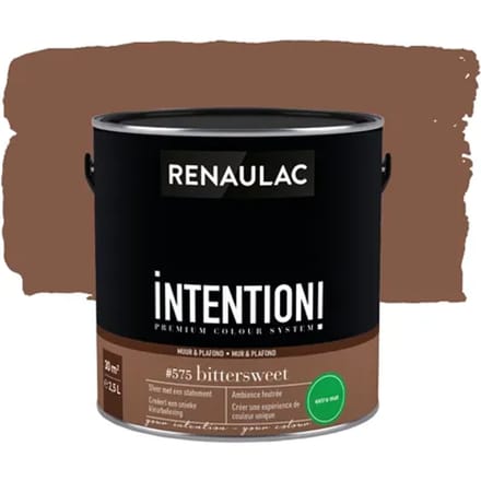 Renaulac Intention Muurverf - Extra Mat - Bittersweet - 2,5l