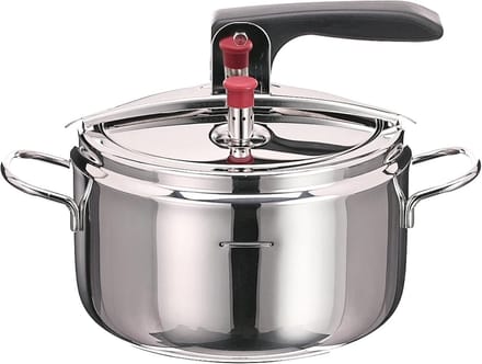 SNJY® Snelkookpan - Rijstkoker - Multicooker - 5L - 22cm - Zilver
