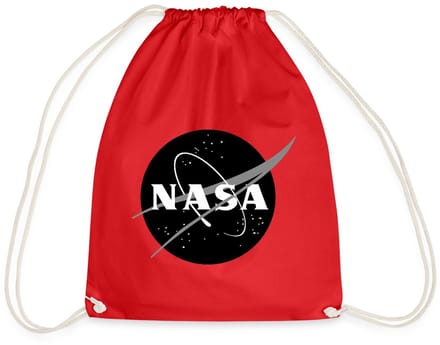 NASA zwart-wit klassiek logo Gymtas