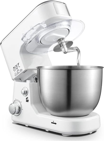 Keukenmachine - Deegmixer Garde - Bakken en Koken - Krachtige 1000W Motor - 5L Kom - Wit