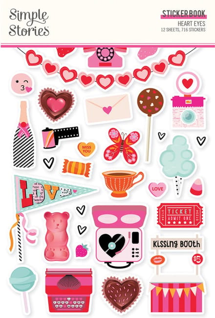 Simple Stories - Heart Eyes Sticker Book (SIS19419)