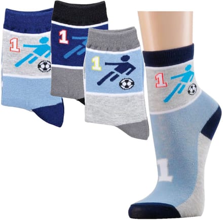 Socks4Fun 6 Paar - Heren Sokken - Hertmotief - Katoen - Groen