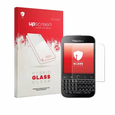 upscreen - Screenprotector voor Blackberry Classic Q20 - Folie Beschermfolie Beschermglas transparant