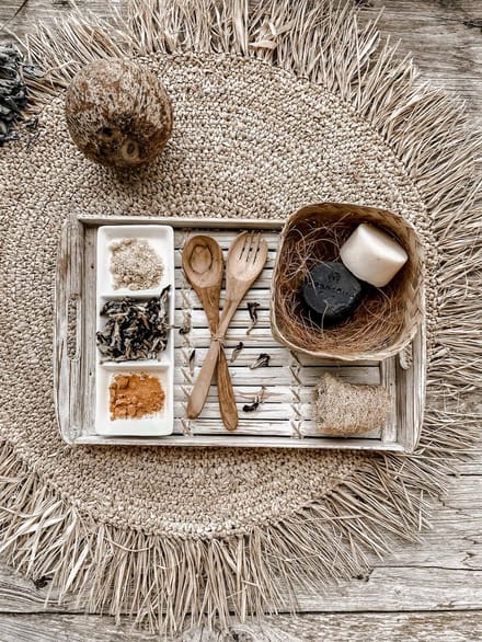 Monnarita - Teak Bestekset - Handgemaakt - Ecologisch