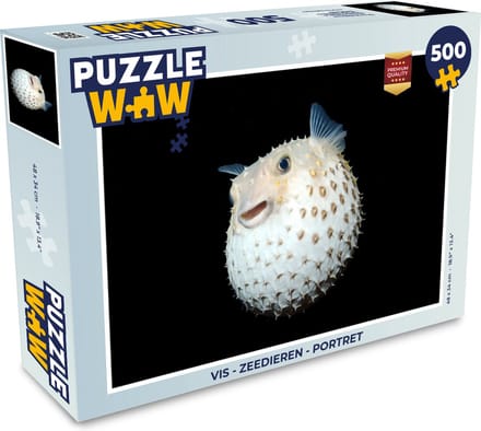 Puzzel Vis - Zeedieren - Portret - Legpuzzel - Puzzel 500 stukjes