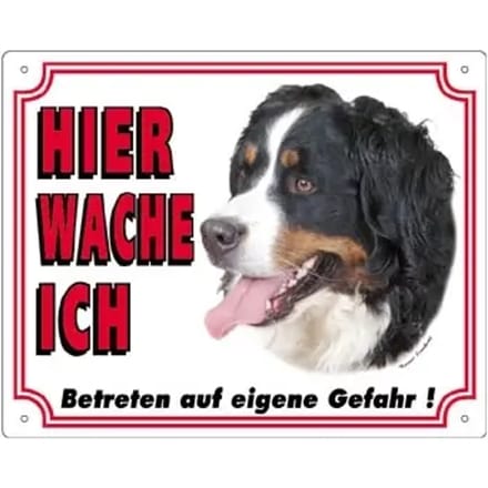 Hond aanwijsbord Nobby Pet Berner Sennenhund