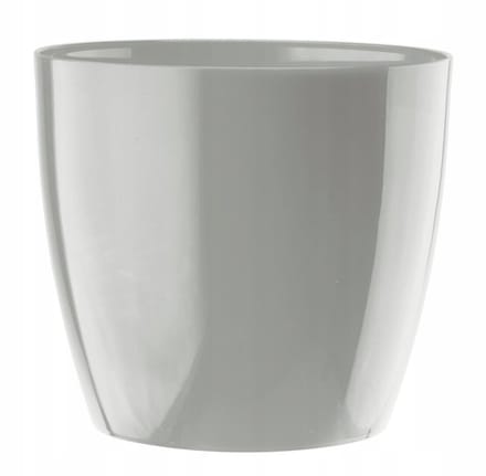 Grijze Glanzende Plantenbak Aga 18 cm