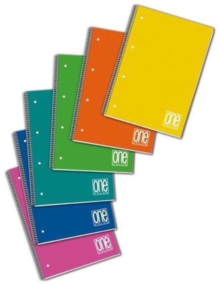 Blasetti One Color schrijfblok & schrift A5 80 vel Meerkleurig