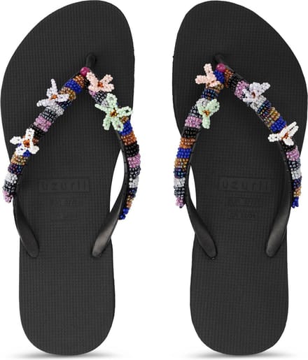 Uzurii | Teenslippers | Dames | Zwart | Maat 41/42