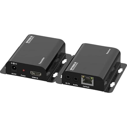 SpeaKa Professional SP-HDMIS-210 HDMI-extender HDMI Via het thuisnetwerk (IP) 200 m