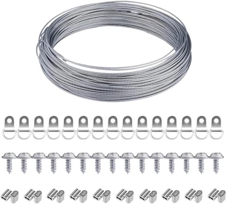 Dailygoods- Foto Ophangset - D-ring Haken - Aluminium