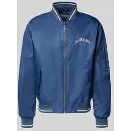 regular fit college-jack met labelstitching