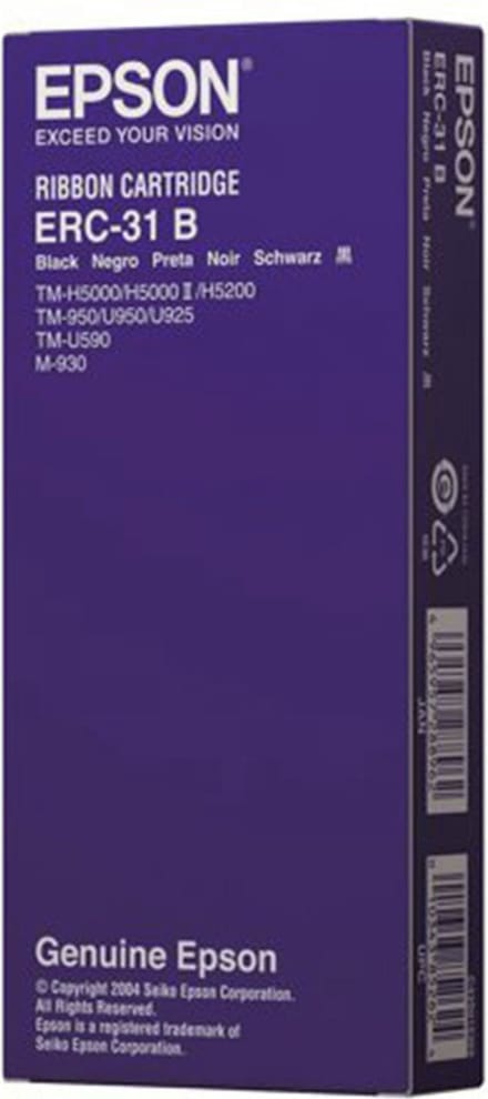 Epson Ribbon Cartridge TM-H5000/II, -U930/II, -U950/925, -U590, black (ERC31B)