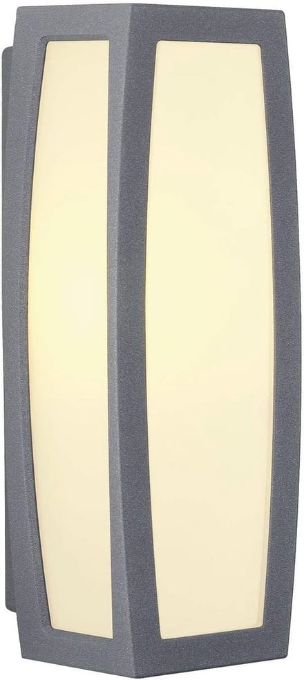 Wand- en plafondopbouwarmatuur voor buiten - E27 IP54 25W antraciet