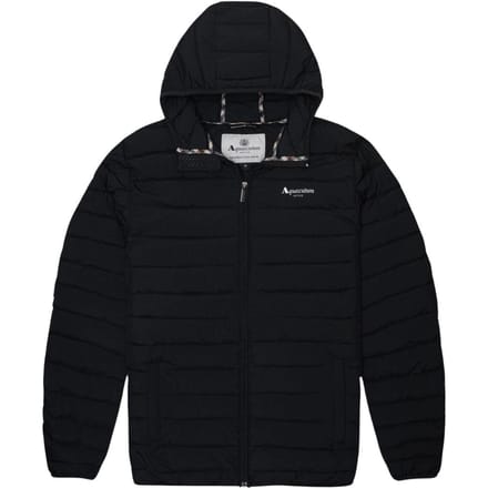 Aquascutum Heren Actief jack met capuchon (Zwart)