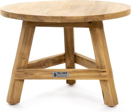 TMS ronde  salontafel Lotte - teakhout - dia 50  - hoogte 35 cm