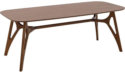 Goossens Trani Eettafel - Hout - 200 x 75 x 90 cm - Rechthoek - noten
