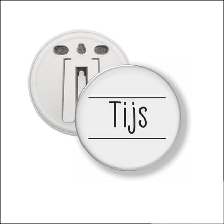 Button Met Clip 58 MM - Tijs