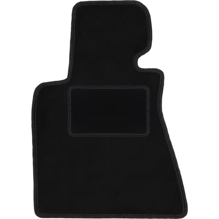 Chauffeursmat zwart voor: BMW 7 E65 sedan (2001-2008)
