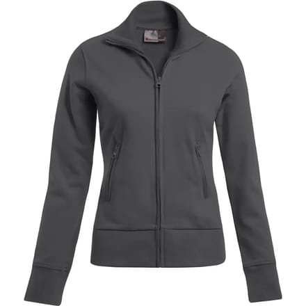 Dames sweatshirt met hoge kraag en rits Promodoro