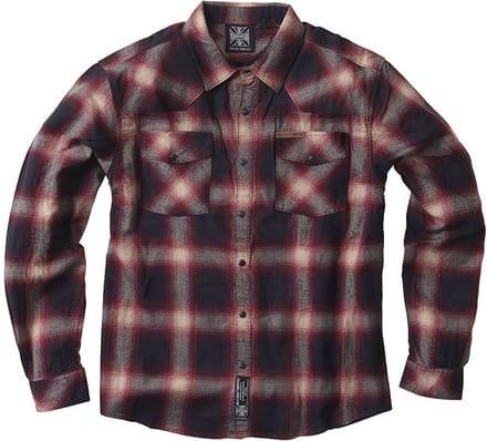 WCC West Coast Choppers Herenoverhemd Outlaw Flannel WCCWS161RD