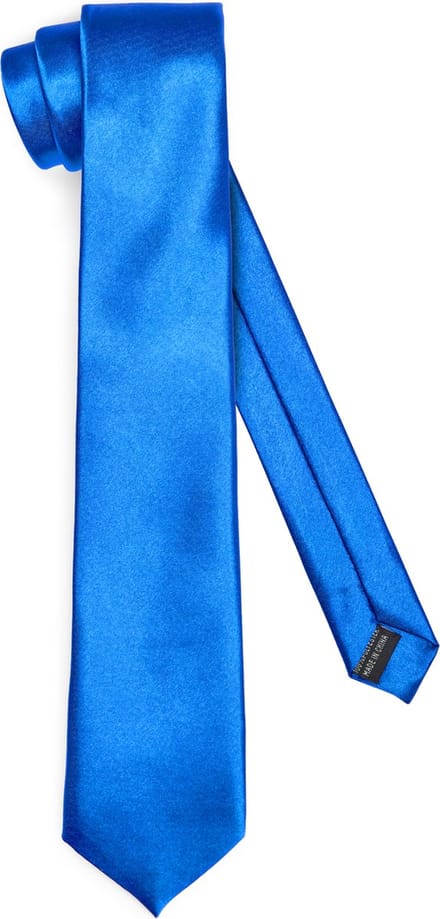 Ladeheid Smal Stropdas - Stropdassen voor heren - Lengte: 150 cm, Breedte: 8 cm - Marineblauw - LA-EA-TMS-8