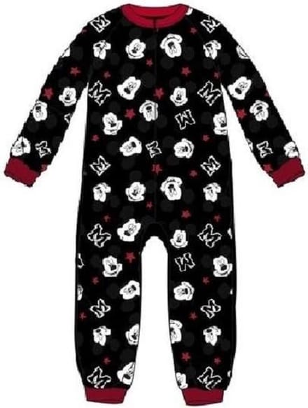 Mickey Mouse onesie - zwart - maat 128 - Disney huispak