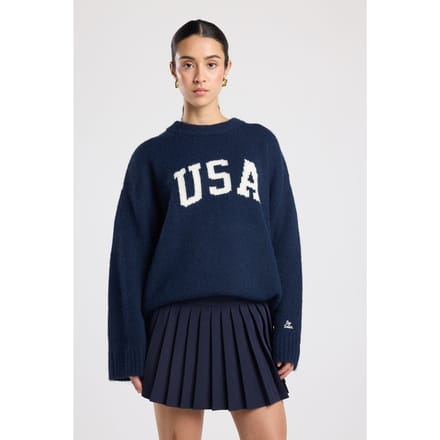 America Today Riley Zg Navy Taglia: S | Maglioni a maglia Outlet | Donna | Blu