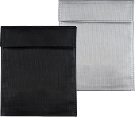 Vuurvaste waterdichte kluis 18x23 cm - 2 stuks - Hittebestendig PVC voor documenten, geld en sieraden