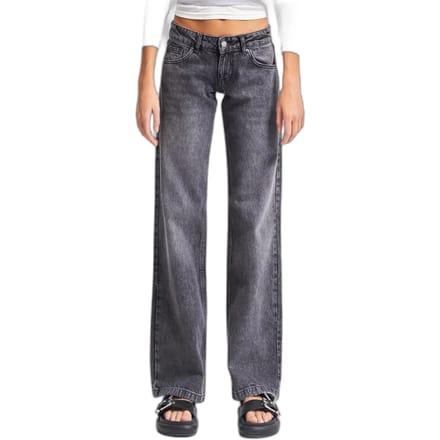 It's Basic - Straight Low Rise Jeans - Stone