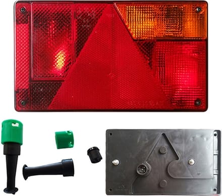 Achterlicht 235 x 135 mm Aspock/Multipoint