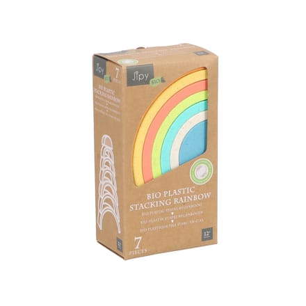 Jipy bioplastic Regenboog Stapelspel