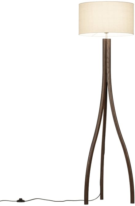 Lumidora Vloerlamp 31404 - ORLANDO - E27 - Bruin - Beige - Hout - ⌀ 45 cm