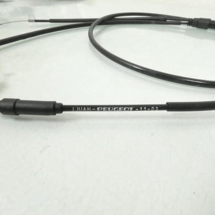 Câble d'accélérateur complet origine pour scooter Peugeot 80 SV 735931 Neuf