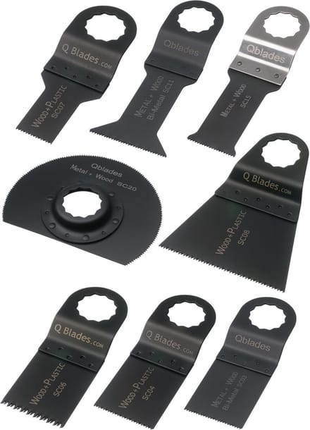 Q Blades Zaagbladset SC90 tbv hout en metaal