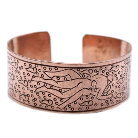 Koperen Tibetaanse armband - Kamasutra