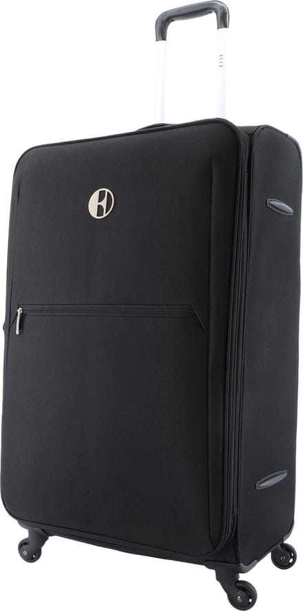 ELLE Mode Zachte Reiskoffer 78 cm - Large - Zwart - Zwart / Large