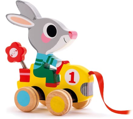 DJECO trekfiguur konijn Roulapic 1 jr+