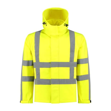 EM Traffic Softshell Jas RWS Geel - Maat S